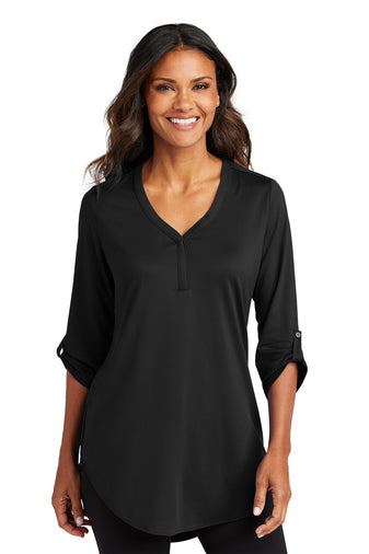 Ladies City Stretch 3/4-Sleeve Tunic- LK6840