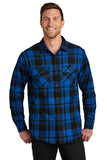 Plaid Flannel Shirt- W668