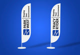 DOUBLE SIDED 15' FLAGS