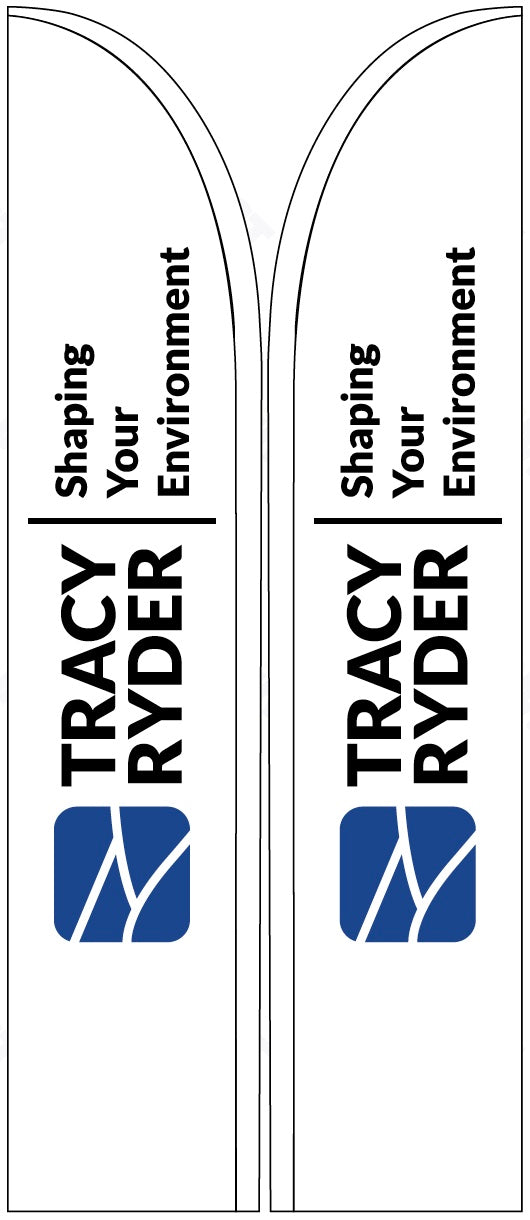 DOUBLE SIDED 15' FLAGS