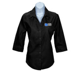 Port Authority® Ladies 3/4-Sleeve Carefree Poplin Shirt: LW102