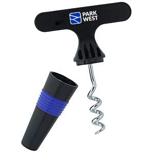 WINE STOPPER WITH OPENER