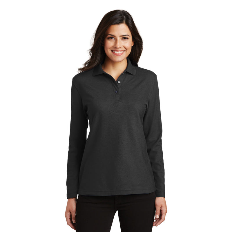 LADIES LONG SLEEVE POLO: L500LS