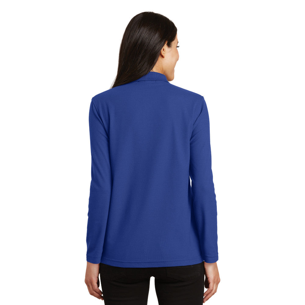LADIES LONG SLEEVE POLO: L500LS