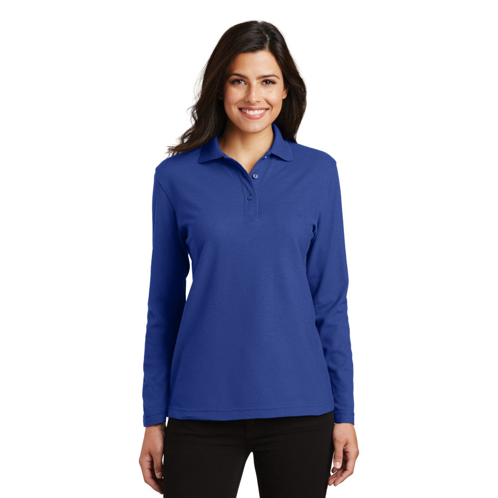 LADIES LONG SLEEVE POLO: L500LS