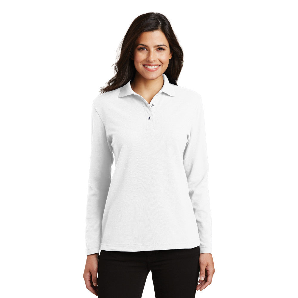 LADIES LONG SLEEVE POLO: L500LS