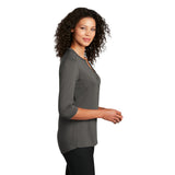 LADIES 3/4 SLEEVE SHIRT: LK750