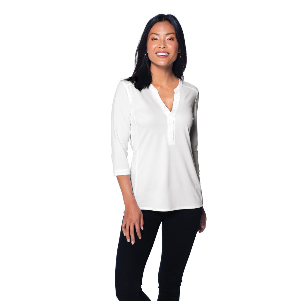 LADIES 3/4 SLEEVE SHIRT: LK750