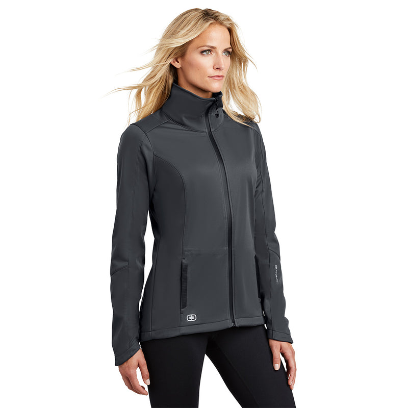 LADIES SOFT SHELL JACKET: LOE720