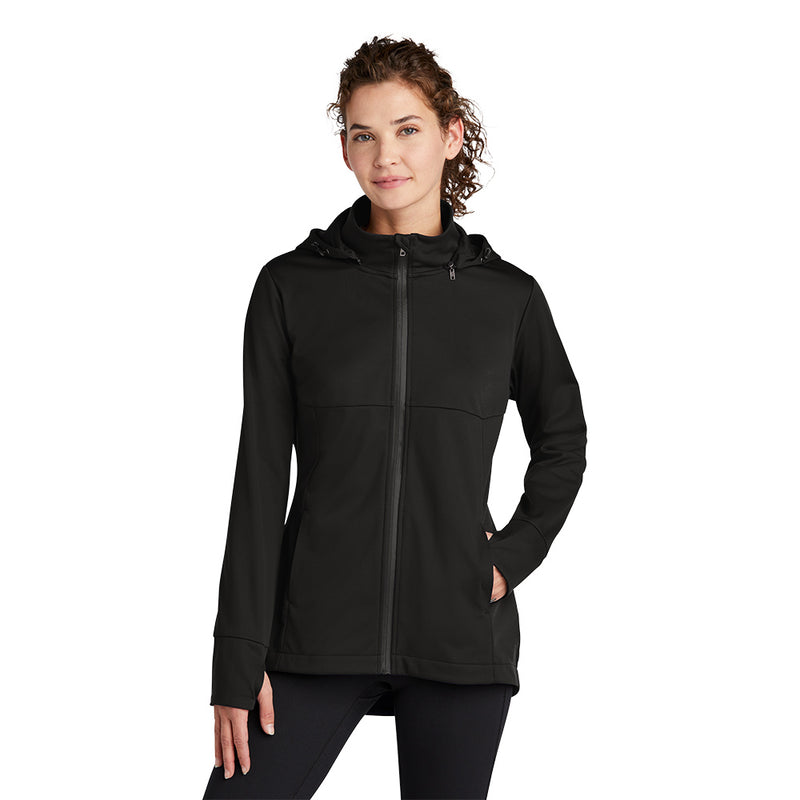 LADIES HOODED SOFT SHELL: LST980