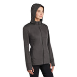 LADIES HOODED SOFT SHELL: LST980