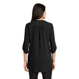 LADIES 3/4-SLEEVE TUNIC BLOUSE: LW701