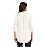 LADIES 3/4-SLEEVE TUNIC BLOUSE: LW701