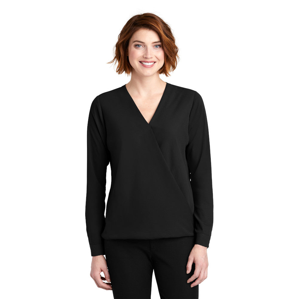 LADIES WRAP BLOUSE: LW702