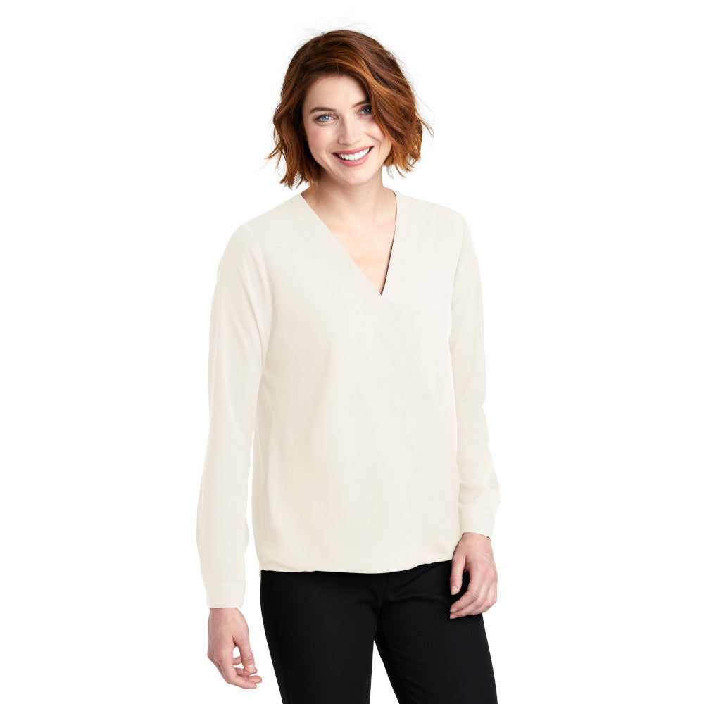 LADIES WRAP BLOUSE: LW702
