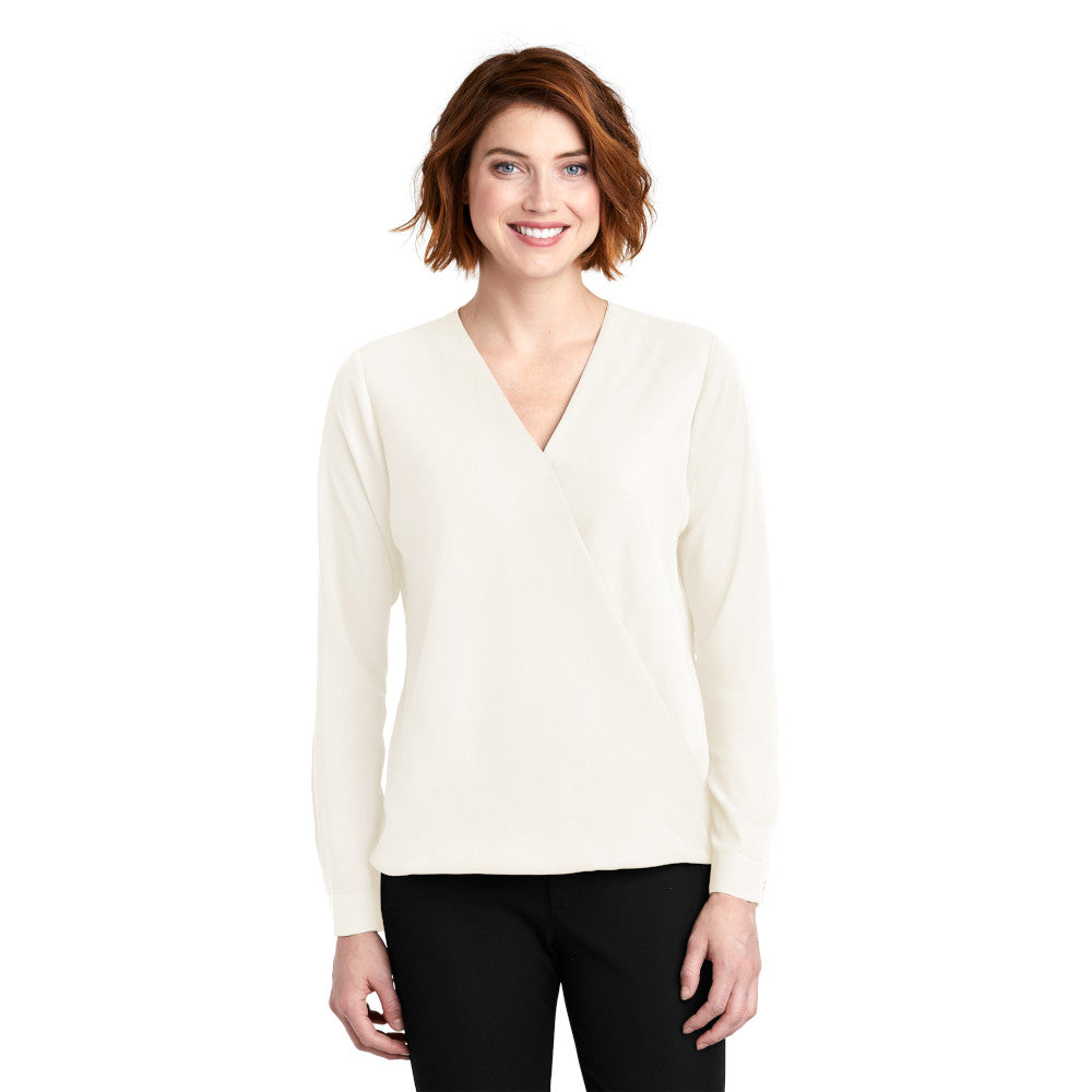 LADIES WRAP BLOUSE: LW702