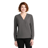 LADIES WRAP BLOUSE: LW702