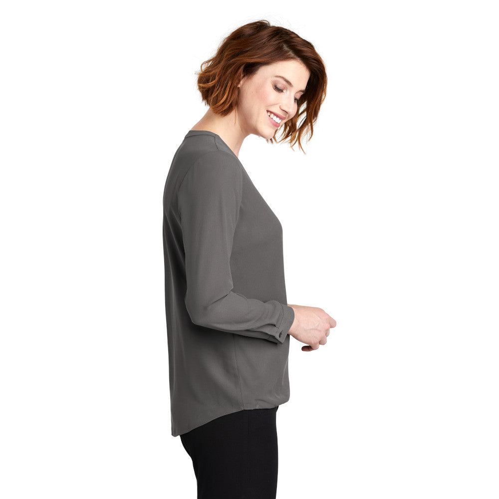 LADIES WRAP BLOUSE: LW702