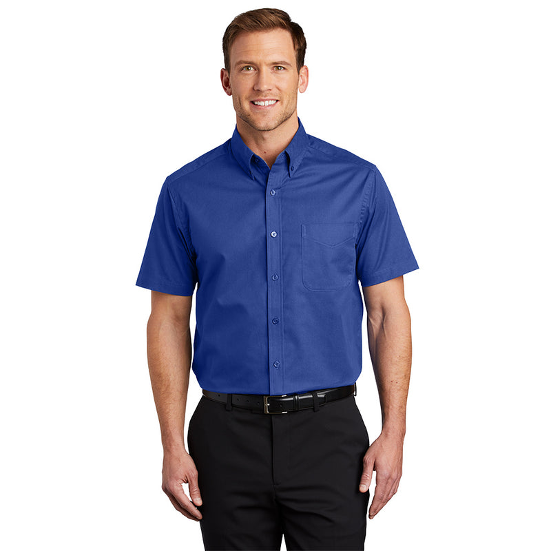 MENS SHORT SLEEVE EASY CARE SHIRT: S508