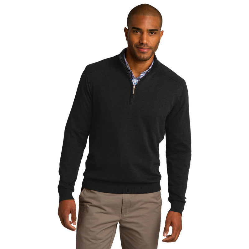 MENS 1/2 ZIP SWEATER: SW290