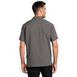 MENS SHORT SLEEVE BUTTON UP: W400